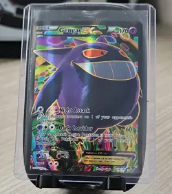 Gengar EX Full Art Ultra Rare Holo Pokemon Card XY Phantom Forces 114/119 - Image 1