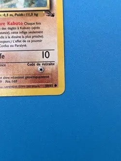 Pokemon TCG Kabuto FossilFrench Card 50/62 Regular Common 1st Edition WOTC - Image 3