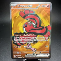 Oricorio Ex 110/094 ENGLISH Full Art Phantasmal Flames Pokemon TCG Free Shipping - Image 1
