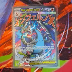Pokemon Mega Charizard X EX 023 Me: Mega Evolution Promo Holo HP360 Inferno X - Image 1
