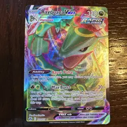Pokemon TCG Rayquaza VMAX Rapid Strike Crown Zenith Holo Ultra Rare Card 102/159 - Image 2