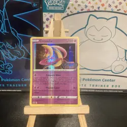 Pokemon Cresselia SWSH114 Black Star Promo Stamped Prerelease Card - Image 1