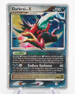 Pokemon TCG Darkrai LV.X DP19 Ultra Rare Diamond & Pearl Promo Card HP Condition - Image 1
