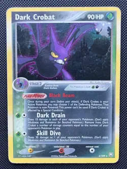 Pokemon TCG Dark Crobat #3/109 Holo Team Rocket Returns MP - Image 2