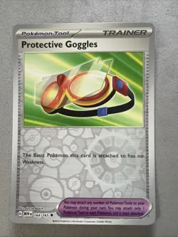Pokemon TCG * Scarlet & Violet 151 * 164/165 Protective Goggles U REVERSE HOLO - Image 1