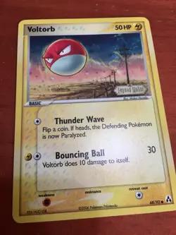 Voltorb ex Legend Maker 68/92 Reverse Holo Common Pokemon TCG Nintendo - Image 1
