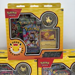 3x Pokemon TCG Pokemon Day 2026 Collection Box Brand New Factory Sealed Pikachu - Image 5