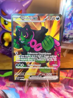 Pokemon TCG Okidogi ex 082/064 Shrouded Fable Full Art Ultra Rare NM - Image 1