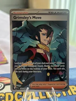 Grimsley's Move 120/94 Ultra Rare Full Art Phantasmal Flames Pokemon TCG English - Image 1