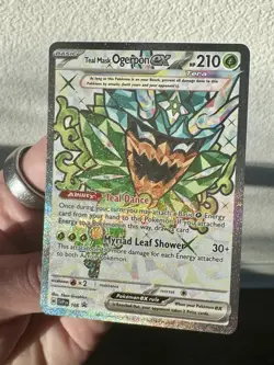 Teal Mask Ogerpon ex SVP 166 Pokemon TCG Scarlet&Violet Promo Full Art Holo MINT - Image 2