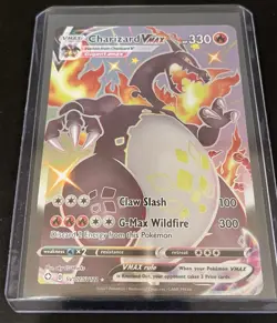 Pokemon Charizard VMAX SV107/SV122 Shining Fates Shiny Holo Rare Full Art Holo - Image 1