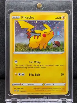 Pikachu SWSH039 Holo Pokemon 25th Anniversary General Mills Black Star Promo NM - Image 1