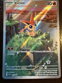 Pokemon Victini Promo 208 SVP English Edition, Near Mint Condition - Image 2