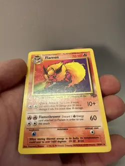 1999 Pokemon TCG- Flareon - 19/64 - Non Holo - Unlimited Jungle - Image 5
