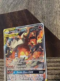 2021 RESHIRAM & CHARIZARD GX TAG TEAM • BLACK STAR PROMO • SM201 • POKEMON - Image 3