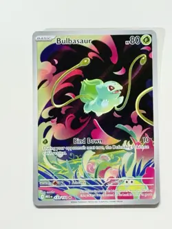Bulbsaur 133/132 Full Art Holo Pokemon Mega Evolutions English Near Mint #1 - Image 3