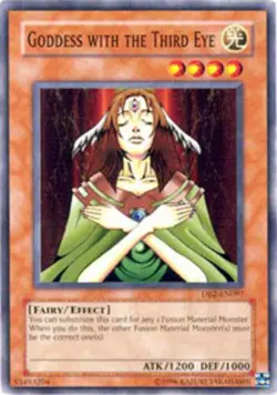 Goddess with the Third Eye - DB2-EN097 - Common - Unlimited Edition - Damaged - Image 1