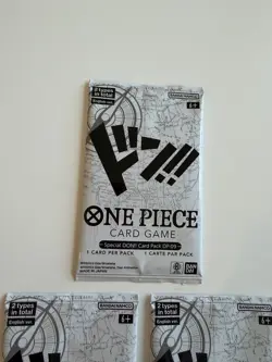 One Piece CCG Special DON!! DP-09 Factory Sealed Pack X3 - Image 2