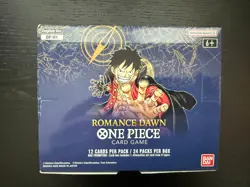 One Piece OP-01 Romance Dawn UNSEALED Booster Box English White Bottom UNSEALED - Image 1