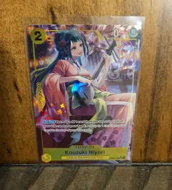 Bandai One Piece CCG Kouzuki Hiyori OP06-106 Super Rare Alt Art Foil Wings of t… - Image 1