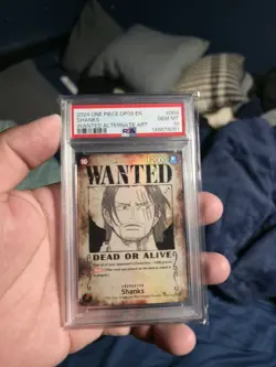 One Piece OP09-004 Shanks Alt Art SP Wanted Poster Emperors in the New World - Image 1