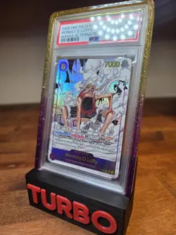 2025 ONE PIECE EB02-EXTRA BOOSTER MANGA ALTERNATE ART #061 MONKEY D LUFFY PSA 10 - Image 4