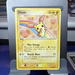 Pokemon Plusle EX TCG Hidden Legends Card 69/101 Regular Common NM - Image 1