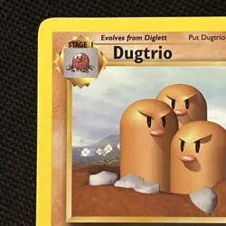 Dugtrio 19/102 Base Set Regular (Very Nice Card) Grade This One! (MINT) - Image 3