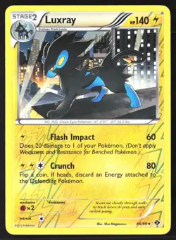 Luxray 46/99 Reverse Holo Rare Next Destinies Pokemon Card - Image 1