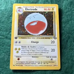 Electrode Holo 2/64 FRENCH Electrode 2000 Pokemon Card 1st Edition Jungle EX - Image 1