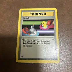 Pokemon TCG Card 1999 unlimited base set Switch 95/102 - Image 1