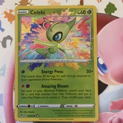 CLEAN Celebi 009/185 Vivid Voltage Holo Card Amazing Rare Pokemon TCG - Image 2