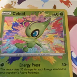 CLEAN Celebi 009/185 Vivid Voltage Holo Card Amazing Rare Pokemon TCG - Image 4