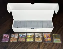 Pokemon TCG Bulk 1100+ Cards, 125 Holos, 250 RH, 750 Non-Holo, No Energy - Image 1