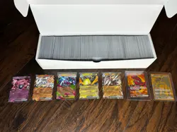 Pokemon TCG Bulk 1100+ Cards, 125 Holos, 250 RH, 750 Non-Holo, No Energy - Image 2