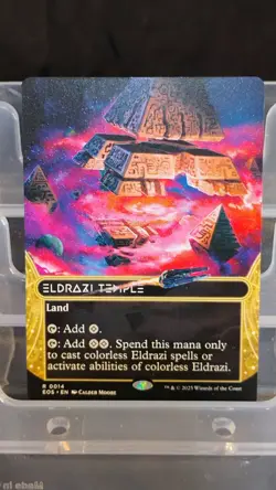 Magic: The Gathering Eldrazi Temple Rare Land Regular EOS 2025 Calder Moore - Image 1