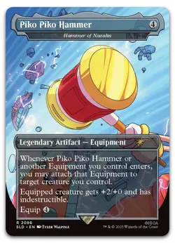 Piko Piko Hammer - Hammer of Nazahn #2098 (NM) Secret Lair Drop SLD Magic MTG - Image 1