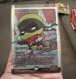 Dark Leo & Shredder (Fracture Foil) - Teenage Mutant Ninja Turtles - Image 2