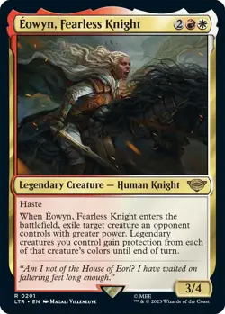 Foil - Eowyn, Fearless Knight - 201 / NM / English MTG - Image 1