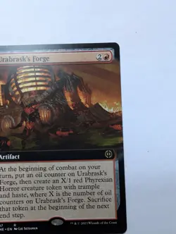 MTG Urabrask's Forge Extended Art - Phyrexia: All Will Be One #387 - Image 3