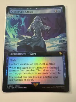 Observed Stasis (Extended Art) (FOIL) ✅ Final Fantasy ✅ Magic (mtg) - Image 1