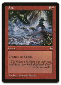 Boil #165 (NM) Tempest TMP Magic MTG - Image 1