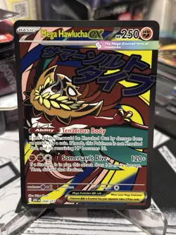 Pokemon TCG Mega Hawlucha Ex 268/217 Ascended Heroes Mega Attack Rare NM - Image 2