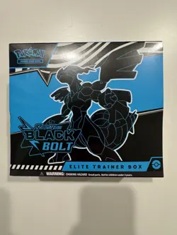 Pokemon TCG Black Bolt Elite Trainer Box ETB Factory Sealed In Hand - Image 1