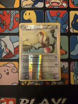 Pidgeot 30/95 Call of Legends Reverse Pokemon Misprint Alignment Shift Error LP - Image 1