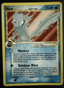 Pokemon Mew Gold Star 2006 101/101 Delta Species Dragon Frontiers Ultra Rare - Image 1