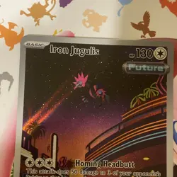 Iron Jugulis Full Art Illustration Rare 216/182 Paradox Rift, Pokemon - Image 3