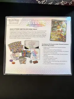 Pokemon Prismatic Evolutions ETB Elite Trainer Box - w/plastic case - Image 2