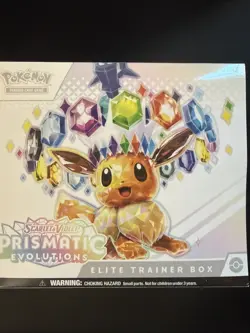 Pokemon Prismatic Evolutions ETB Elite Trainer Box - w/plastic case - Image 3