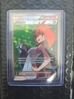 Pokemon Trainer Brigette Full Art XY Breakthrough Holo 161/162 - Image 1